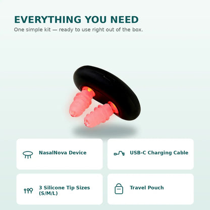 NasalNova Portable Infrared Nasal Relaxer - product view