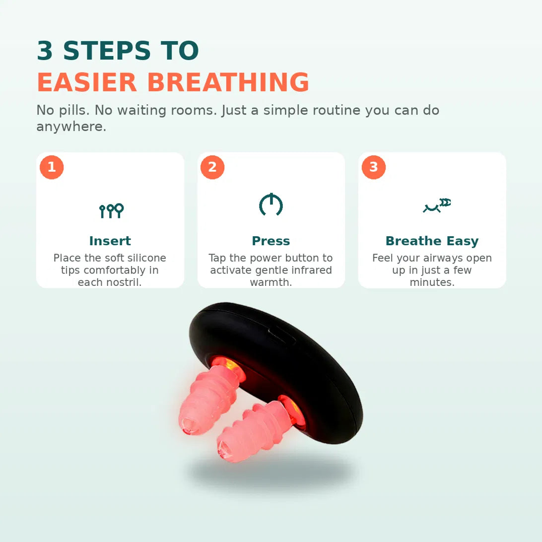 NasalNova Portable Infrared Nasal Relaxer - product view